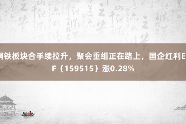 钢铁板块合手续拉升，聚会重组正在路上，国企红利ETF（159515）涨0.28%