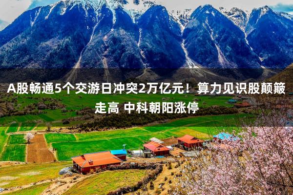 A股畅通5个交游日冲突2万亿元！算力见识股颠簸走高 中科朝阳涨停