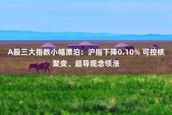 A股三大指数小幅漂泊：沪指下降0.10% 可控核聚变、超导观念领涨