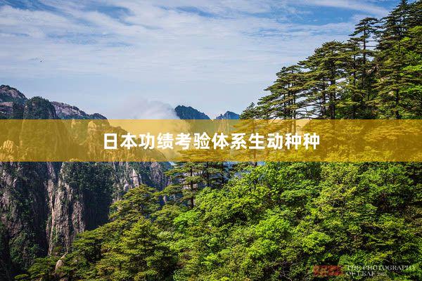 日本功绩考验体系生动种种
