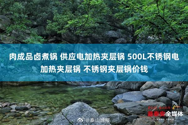 肉成品卤煮锅 供应电加热夹层锅 500L不锈钢电加热夹层锅 不锈钢夹层锅价钱